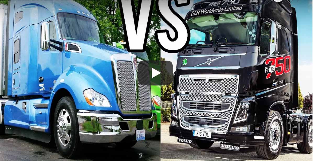 camiones americanos vs camoines europeos